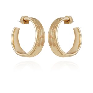 Chunky Open Hoop Earrings